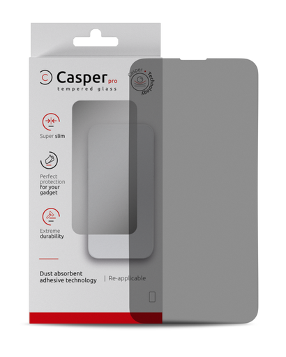 [107082117565] Verre trempé Privacy compatible iPhone 15 Plus - Apple - Casper Pro