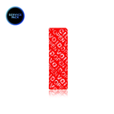 Lot de 5 Autocollants VOID pour OOW pour OnePlus - SERVICE PACK - Rouge