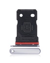 Tiroir Double SIM pour OnePlus 7T - Frosted Silver
