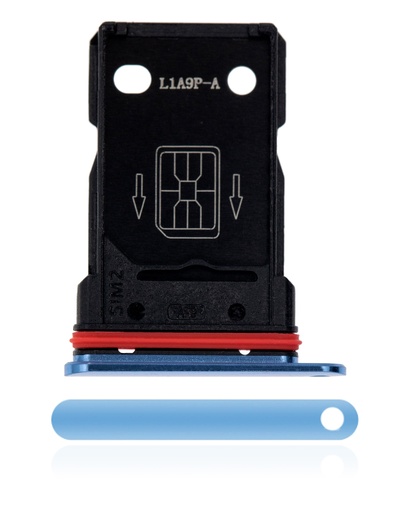 Tiroir Double SIM pour OnePlus 7T - Bleu glacier