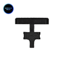 Bouton Alert Slider pour OnePlus 6 - SERVICE PACK - Noir Brillant