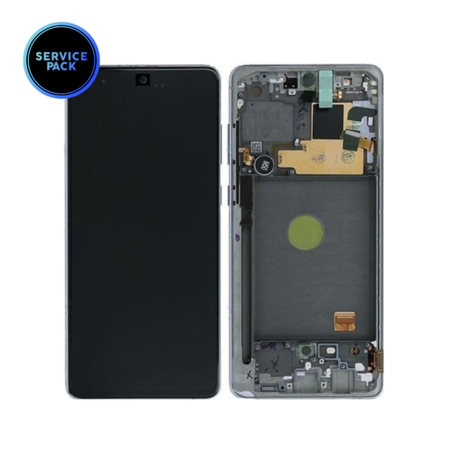 [GH82-22055B] Bloc écran SAMSUNG Note 10 Lite N770F - SERVICE PACK - Argent