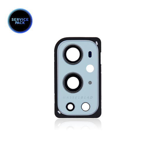 [107082140360] Lentille caméra arrière avec support déco pour OnePlus 9 Pro - SERVICE PACK - Morning Mist