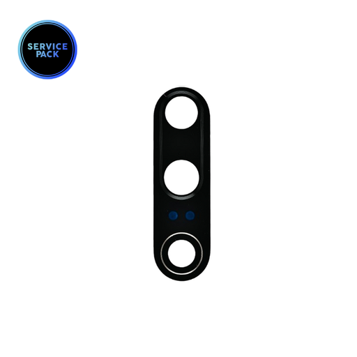 [107082049407] Lentille caméra arrière - verre seul avec adhésif pour OnePlus 7 Pro - SERVICE PACK - Almond