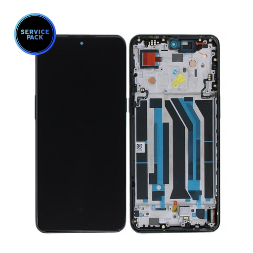 [107082136341] Bloc écran OLED avec châssis pour OnePlus 10T 5G - SERVICE PACK