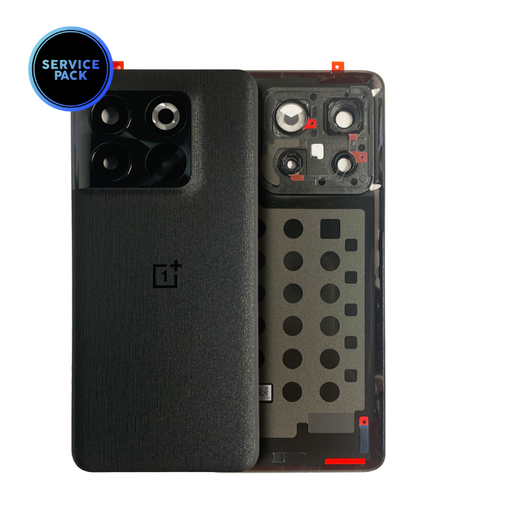 [107082136363] Vitre arrière pour OnePlus 10T 5G - SERVICE PACK - Moonstone Black