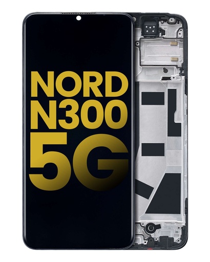 [107082138620] Bloc écran LCD avec châssis compatible OnePlus Nord N300 5G - Reconditionné - Toutes couleurs