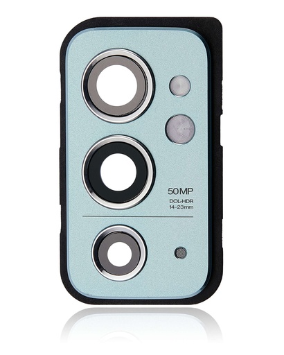 [107082110723] Lentille camera arrière avec support pour OnePlus 9RT 5G - Bleu