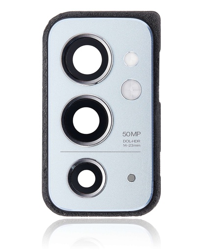[107082110725] Lentille camera arrière avec support pour OnePlus 9RT 5G - Nano Silver