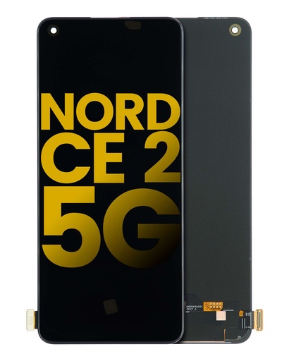 [107082125701] Bloc écran OLED sans châssis compatible OnePlus Nord CE2 5G - Reconditionné - Toutes couleurs