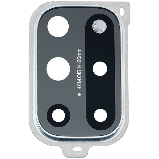 [107082080175] Lentilles camera arrière avec support compatible OnePlus 8T - Gris lunaire
