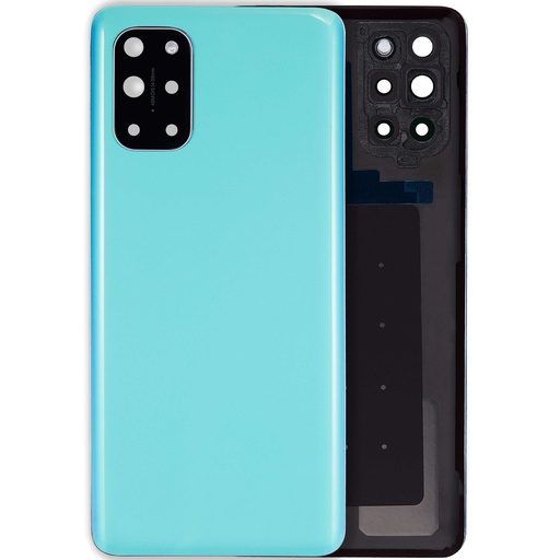 [107082084033] Vitre arrière avec lentilles camera compatible OnePlus 8T - Aftermarket Plus - Vert Aquamarine