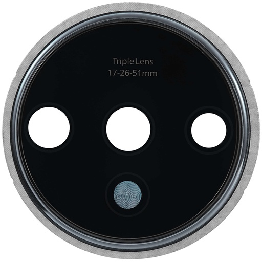 Lentille camera arrière avec support pour OnePlus 7T - Frosted Silver