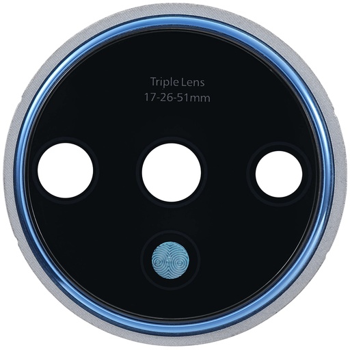 Lentilles camera arrière avec support pour OnePlus 7T - Bleu Glacier