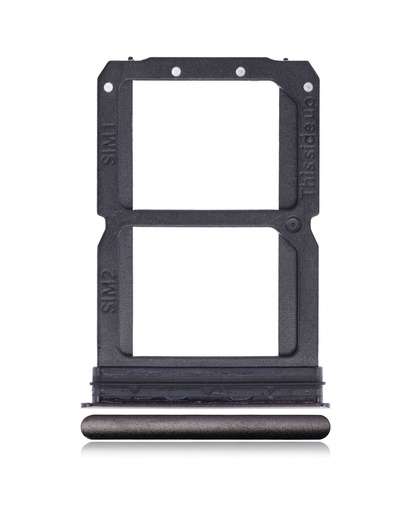 [107084001843] Tiroir SIM double compatible OnePlus 6T - A6010 - A6013 - Midnight Black