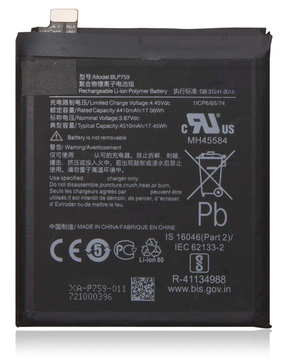 [107082023033] Batterie compatible OnePlus 8 Pro - BLP759