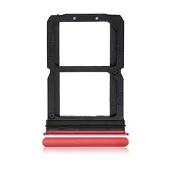 [107084001633] Tiroir SIM compatible OnePlus 6 - A6000 - A6003 - Amber Red