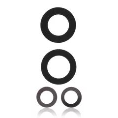 [107082076324] Lentilles camera arrière - Verre seul avec adhésif - OnePlus 9R - 3 pièces