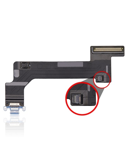 Connecteur de charge avec nappe pour iPad 10 2022 - Version 4G - Premium - Bleu