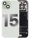 Vitre arrière ORIGINALE pour iPhone 15 - avec plaque en métal - NFC - MagSafe - Nappe Flash - Grade A - Vert - original occasion