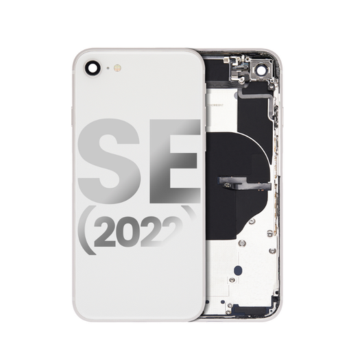 Châssis avec nappes pour IPhone SE 2022 - Grade A - avec logo - Lumière Stellaire - original occasion