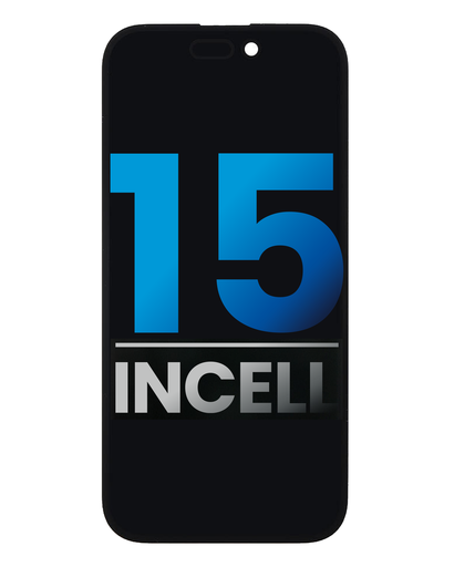 [107082130502] Bloc écran LCD compatible iPhone 15  - Aftermarket: AQ7 Incell