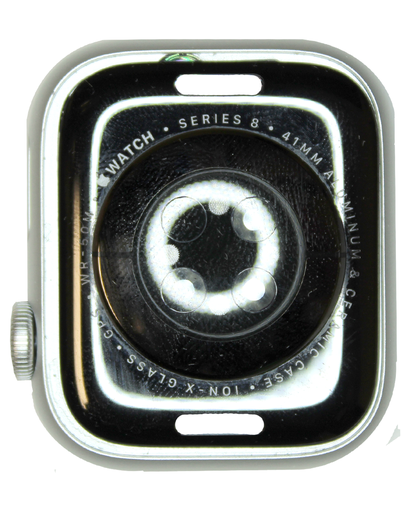 Boitier pour Apple Watch Serie 8 - 41 mm - Aluminum-Argent - Version GPS - Grade A