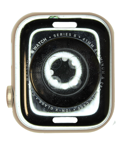 Boitier compatible Apple Watch Serie 8 - 41 mm - Aluminum-Lumière Stellaire - Version GPS - Grade A